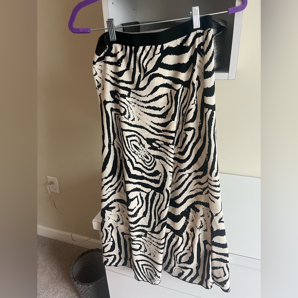 Jupiter Blue Black Multi Maxi Skirt